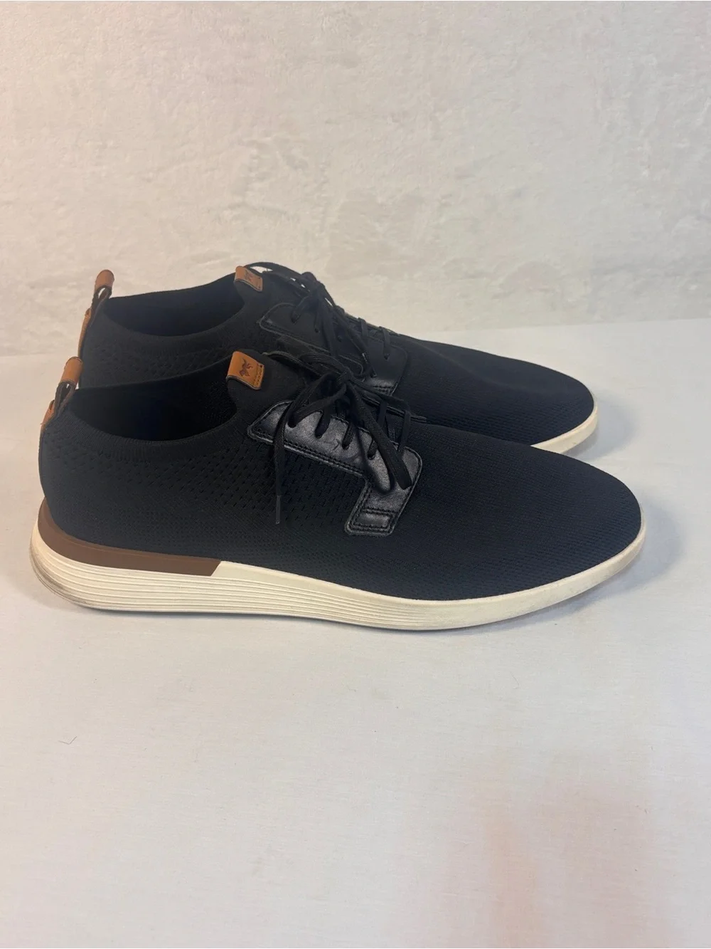 Wolf & Shepherd Men's SwiftKnit Derby Shoes - Black - Size13